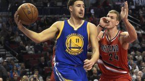 Thompson lidera a Warriors en triunfo sobre Trail Blazers