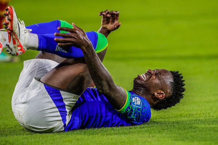 Real Madrid confirma dura lesión de Vinícius Jr