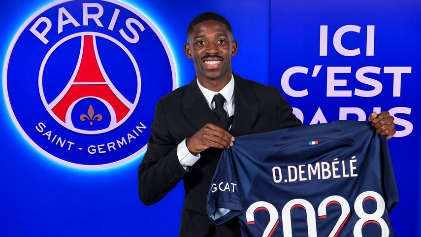 OFICIAL. Ousmane Dembélé jugará con el PSG hasta el 2028