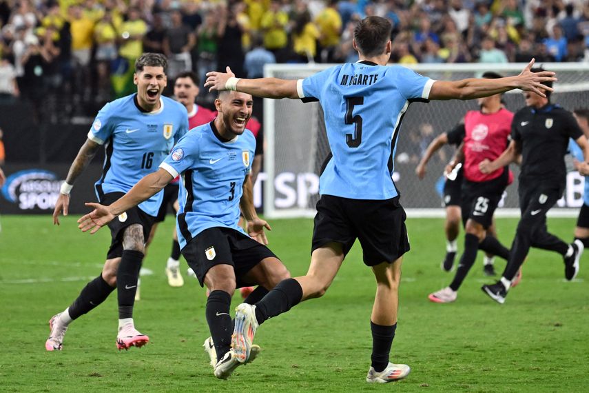 Copa América 2024: Uruguay deja en el camino a Brasil en tanda de penales