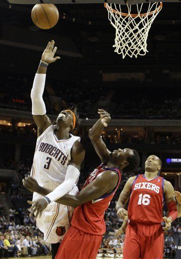 NBA: Bobcats 103, 76ers 84; Wallace anota 24 puntos