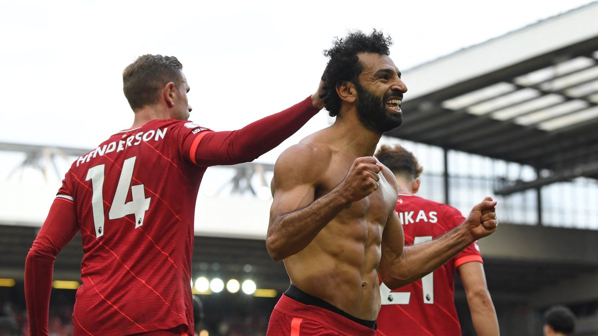 Mohamed Salah, primer jugador del Liverpool en anotar en 9 partidos al hilo