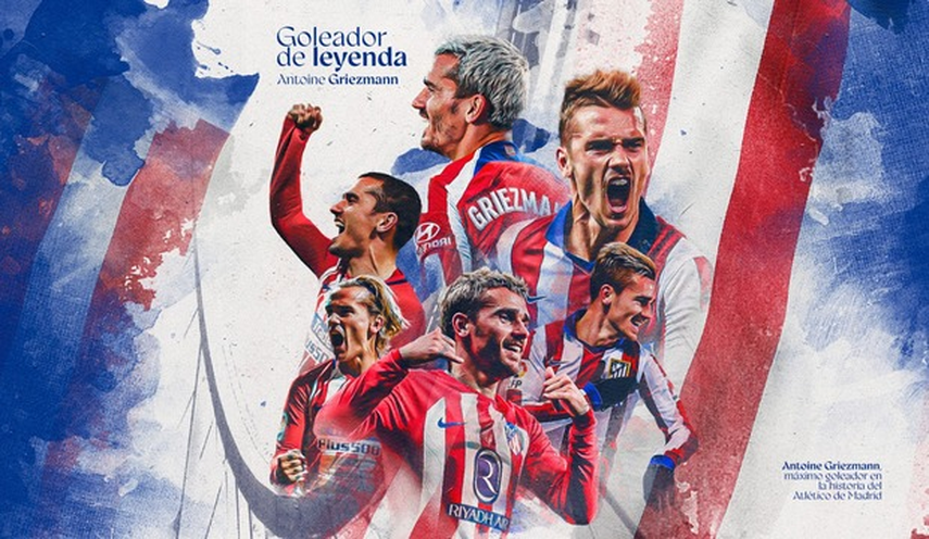 Antoine Griezmann se convierte en máximo goleador del Atlético Madrid&nbsp;