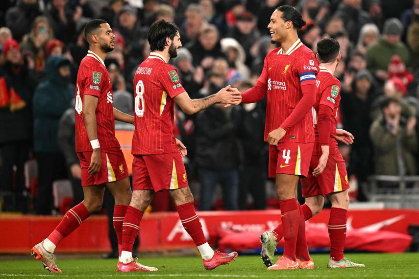Carabao Cup: Liverpool golea al Tottenham y avanza a la final