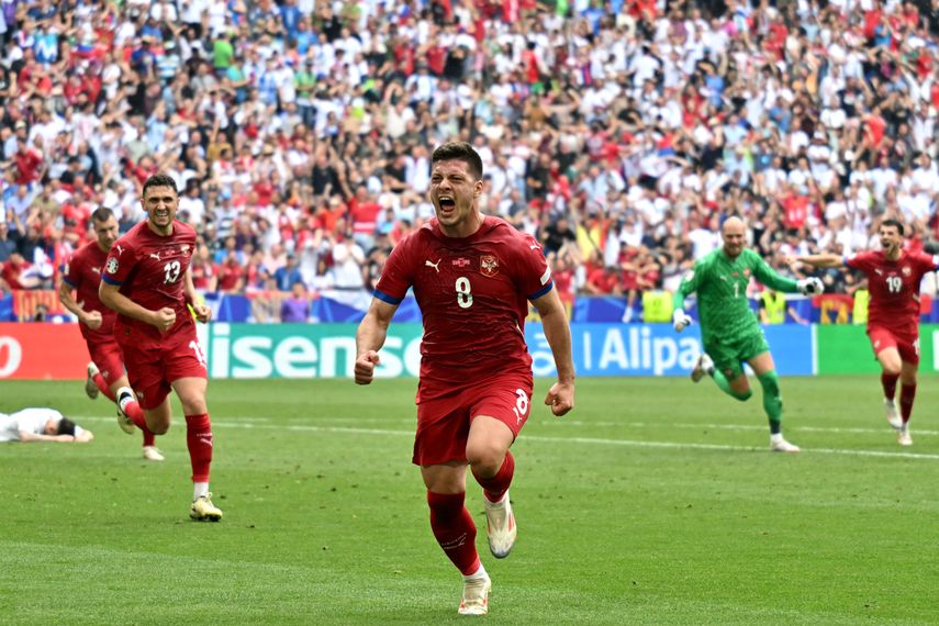 Eurocopa 2024: Luka Jovic rescató el empate de Serbia ante Eslovenia