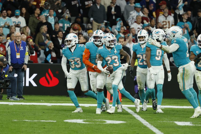 Los Dolphins vencieron en la prórroga a los Commanders en el Bernabéu