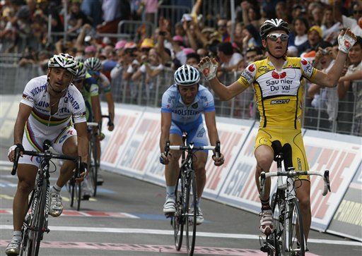 Giro: Ricco gana 8va etapa; colombiano Cárdenas décimo