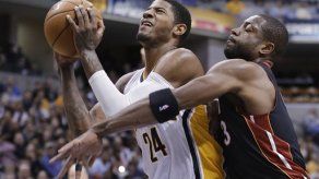 George figura en triunfo de Pacers sobre el Heat