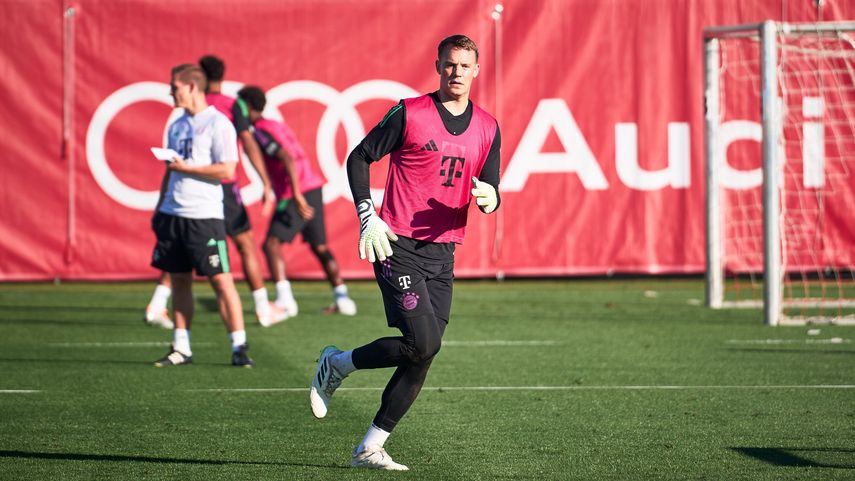 Manuel Neuer se reincorpora al entrenamiento colectivo del Bayern