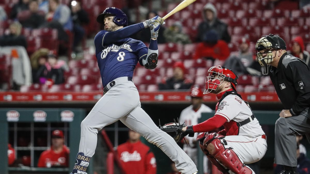 Christian Yelich Milwaukee Cerveceros Jugador Chile