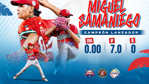Serie del Caribe Kids 2026: Miguel Samaniego, el santeño que ganó el campeón pitcher