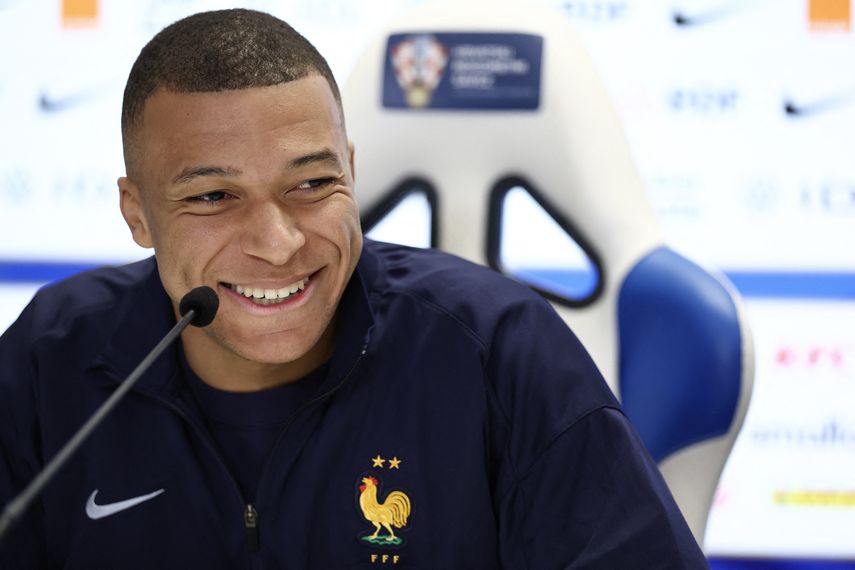 Kylian Mbappé y la felicidad de reencontrase con el grupo de Francia