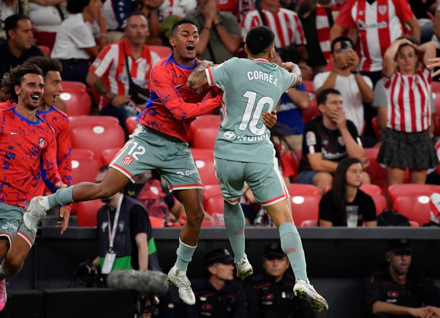 Un gol in extremisde Ángel Correa le da el triunfo al Atlético de Madrid en la J4