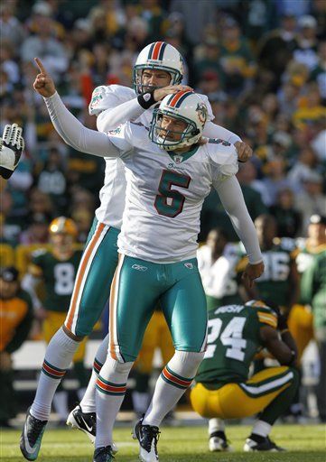 NFL: Dolphins 23, Packers 20; Carpenter define con gol de campo