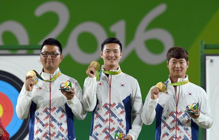 Corea del Sur gana el oro por equipos masculino del tiro con arco de Rio-2016