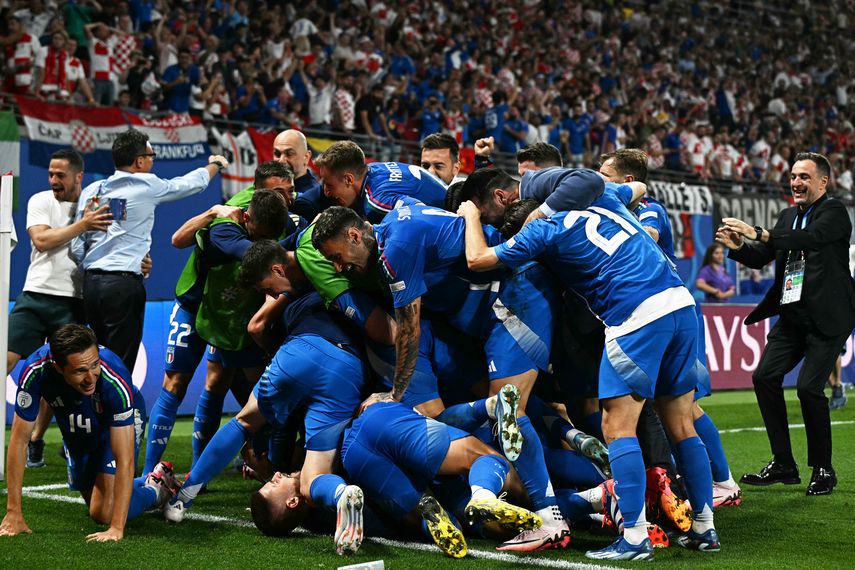 Eurocopa 2024: Italia le empata a Croacia y avanza a octavos de final