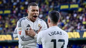 El Real Madrid remontó al Villarreal con doblete de Kylian Mbappé