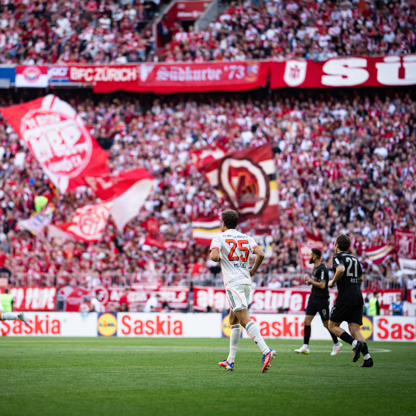 El Bayern Múnich venció al Mönchengladbach en la despedida de Thomas Muller