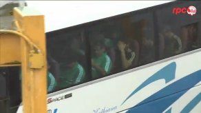 México bajo mucha seguridad llega a Panamá