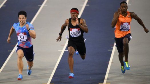 El estadounidense Michael Rodgers logra mejor marca del año en los 100 metros
