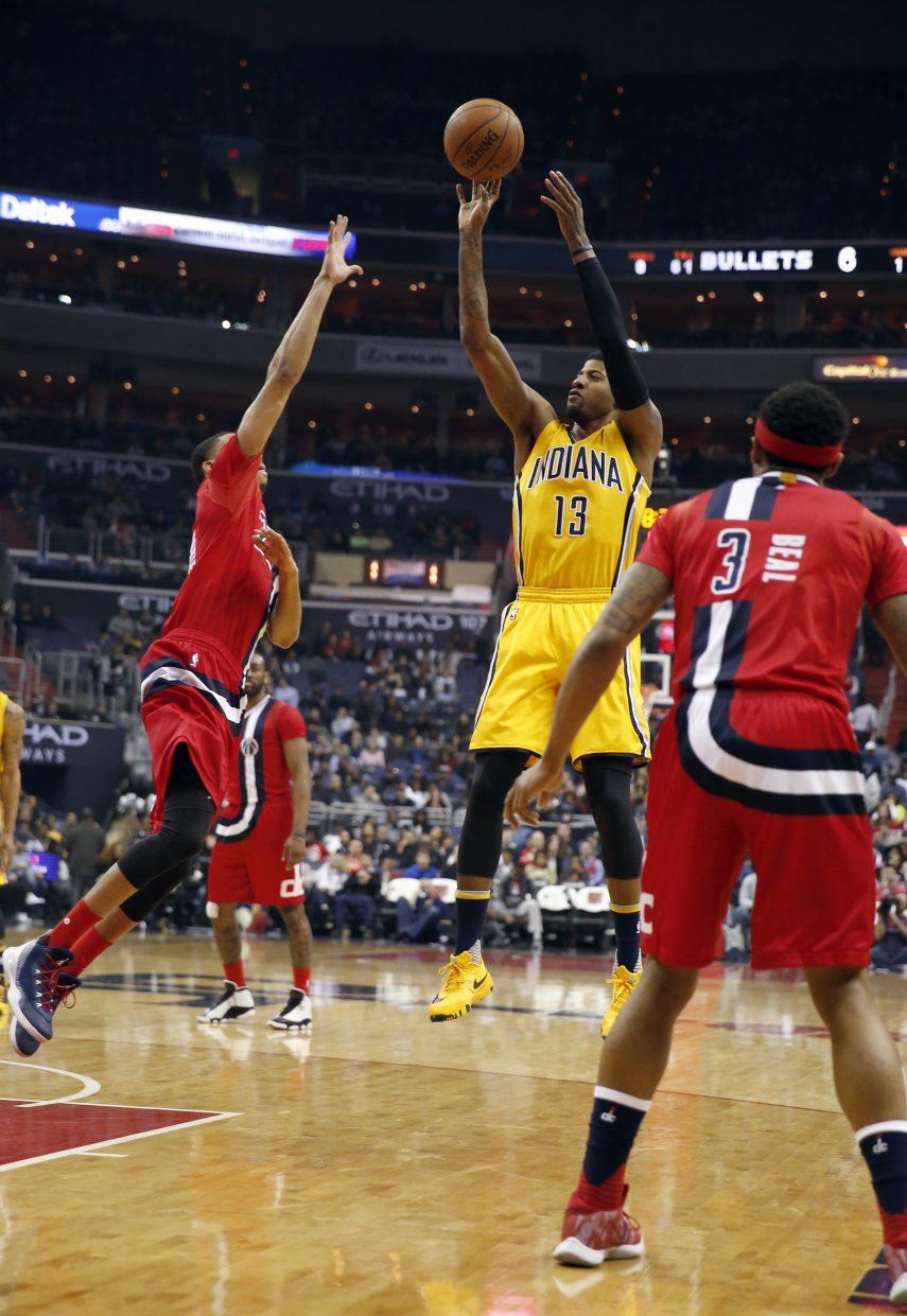 Tiros libres de George dan victoria a Pacers sobre Wizards