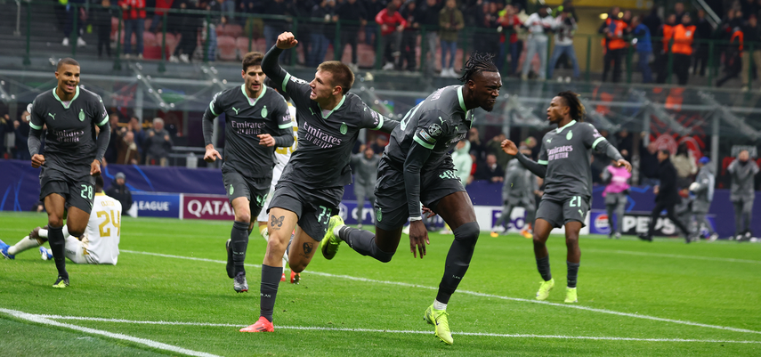 Champions League: El AC Milan sufrió para superar a la Estrella Roja