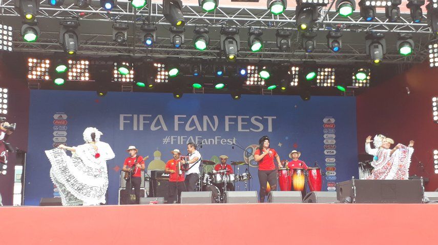 Los Patrones de la Cumbia pusieron el ritmo en Saransk