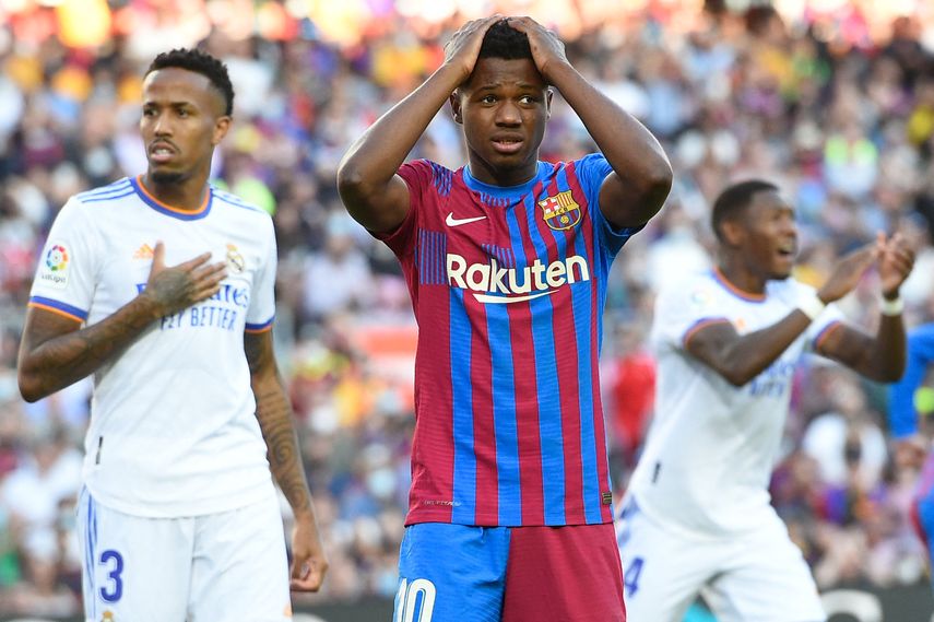 Ansu Fati es baja por lesión y no estarpa ante el Rayo