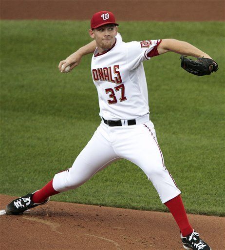 Strasburg, fenomenal en debut con los Nacionales