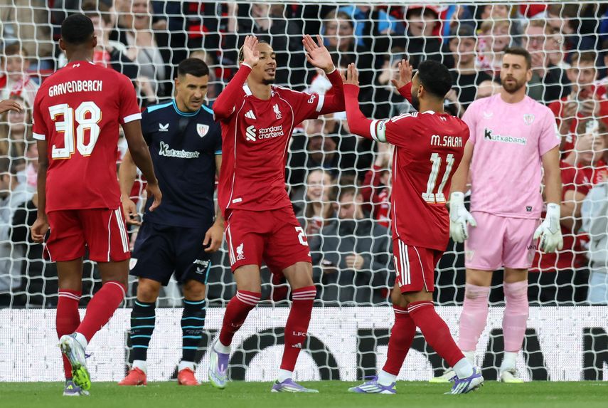 &nbsp;El Liverpool con doble triunfo en amistoso ante el Athletic Bilbao