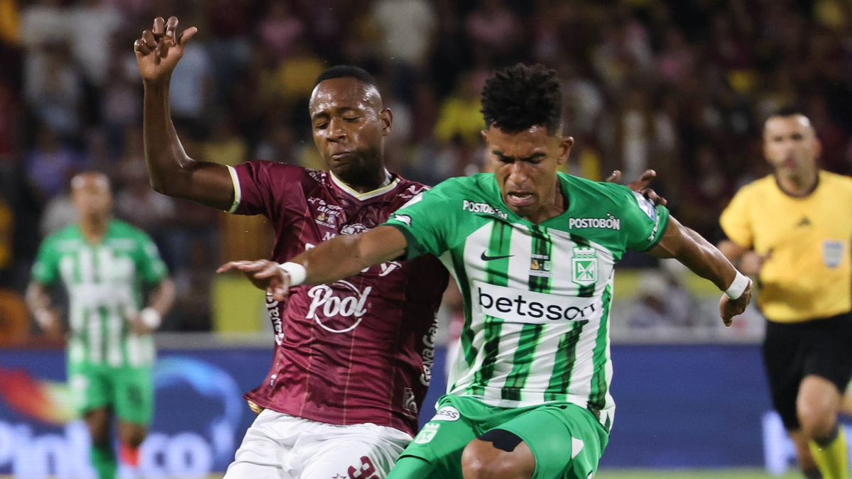 Atlético Nacional y Deportes Tolima igualan en la ida de la final de la liga colombiana