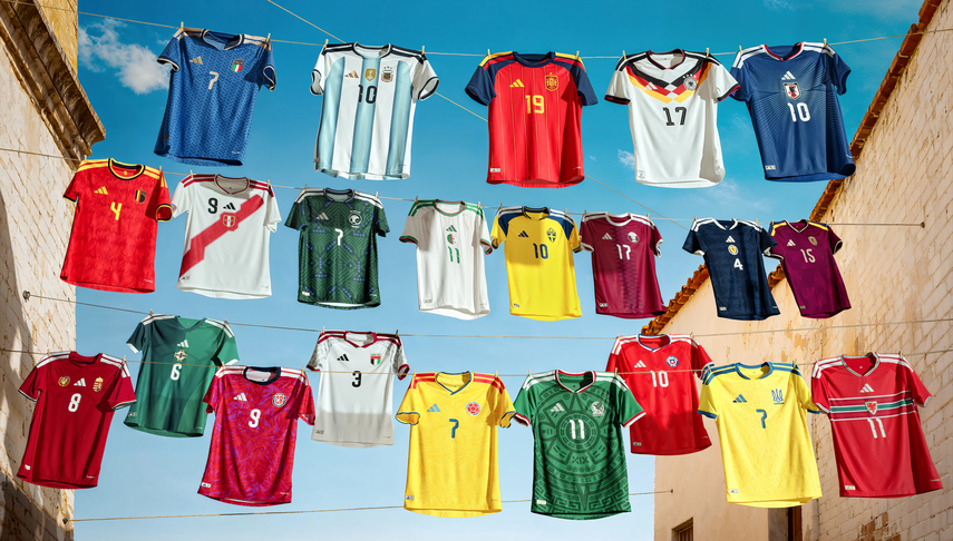 Adidas presenta nueva camisetas de las selecciones para el Mundial 2026