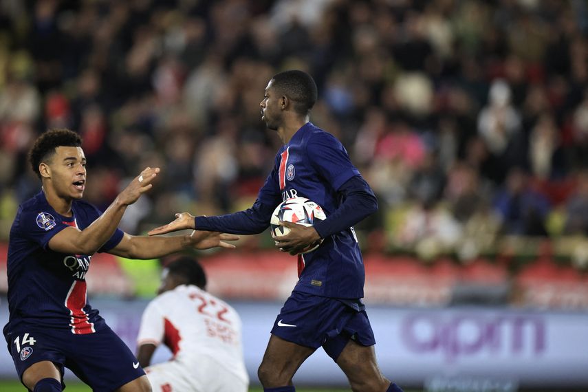 El PSG derrotó al Monaco con Ousmane Dembélé de figura