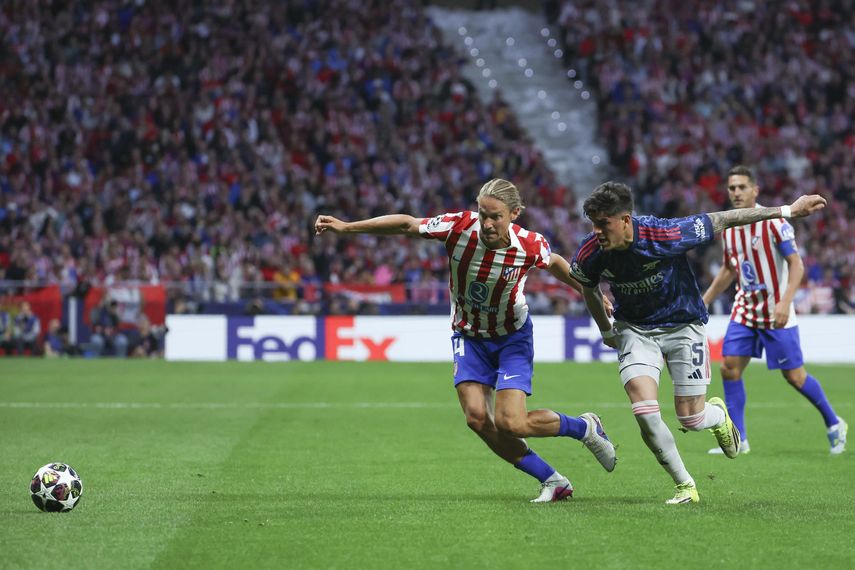 Champions League: Atlético de Madrid y Arsenal definirán todo en la semis de vuelta