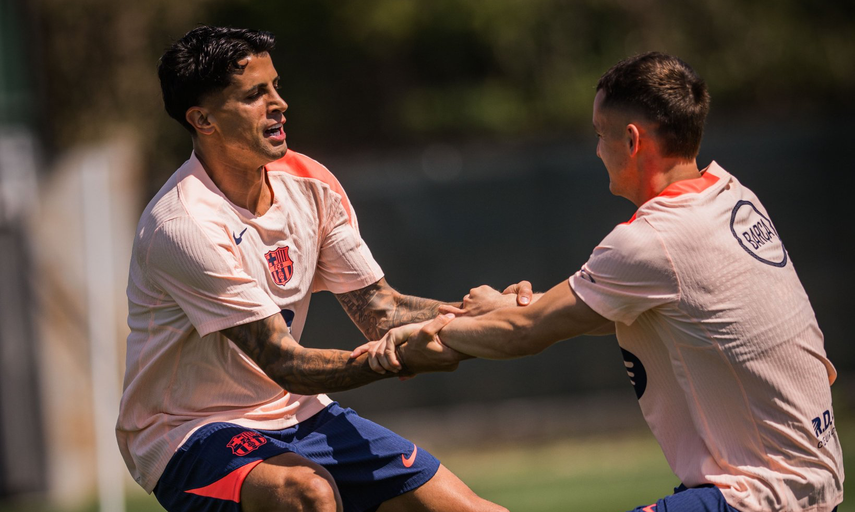FC Barcelona: João Cancelo entrena con normalidad