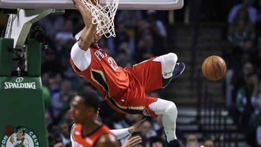 Davis anota 45 en triunfo de Pelicans 116-113 sobre Celtics