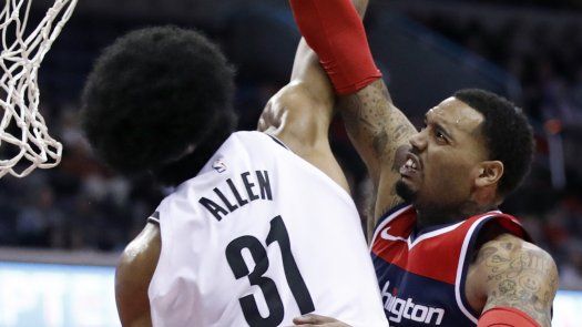 Wall y Wizards ganan en tiempo extra 119-113 a Nets
