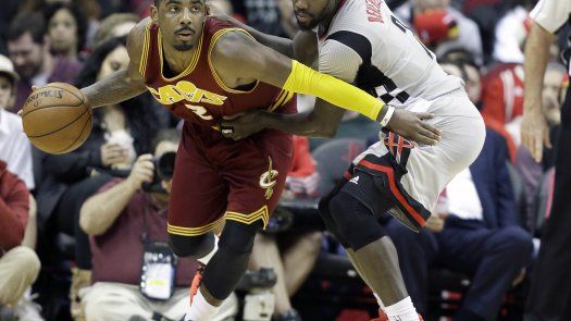 Irving anota 23 y Cavaliers ganan 91-77 a Rockets