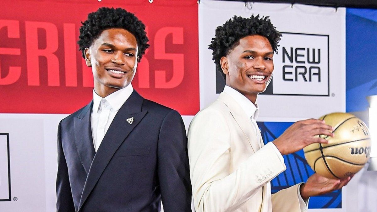 NBA Draft Amen y Ausar Thompson, los gemelos hacen historia en la