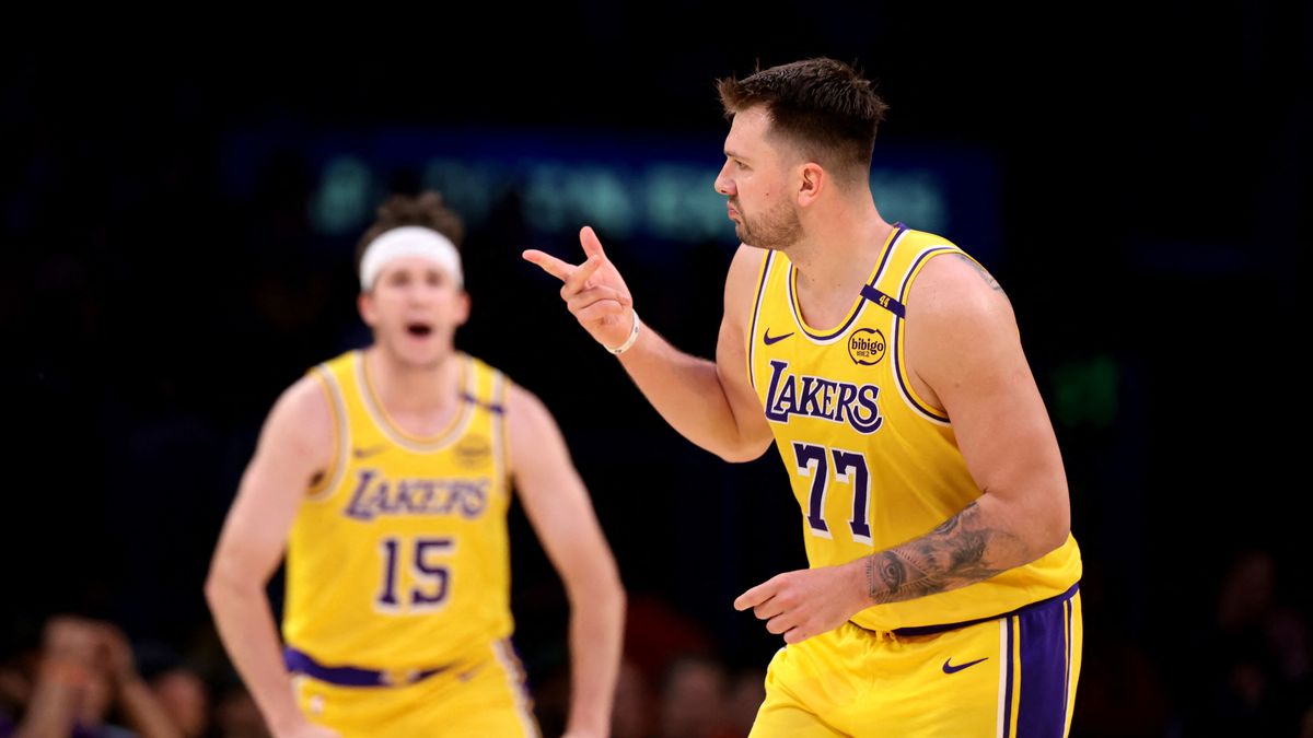NBA: Luka Doncic brilló en triunfo de Lakers sobre Nuggets