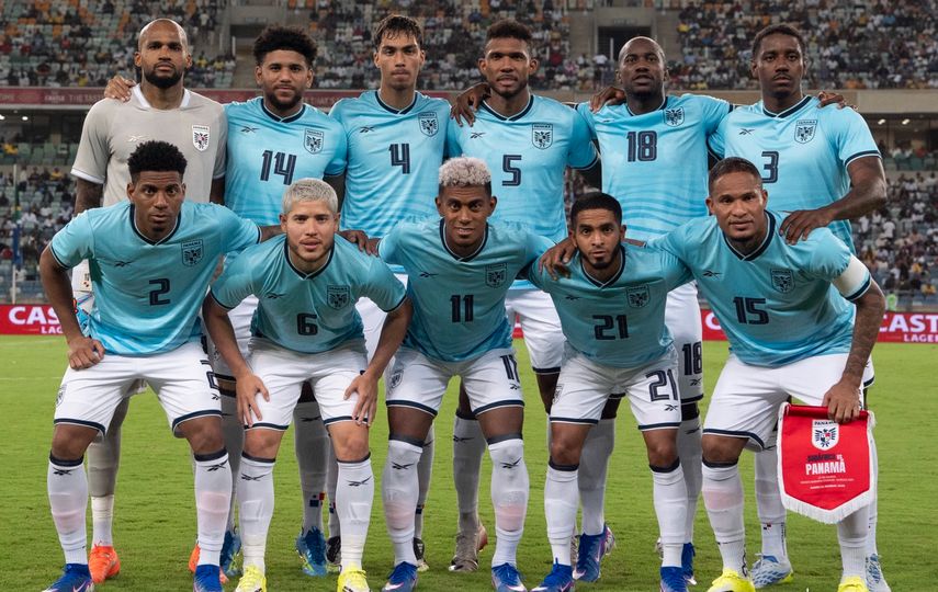 Selección de Panamá ante Sudáfrica