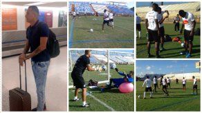 Llegó Blas Pérez y Panamá vuelve a entrenar