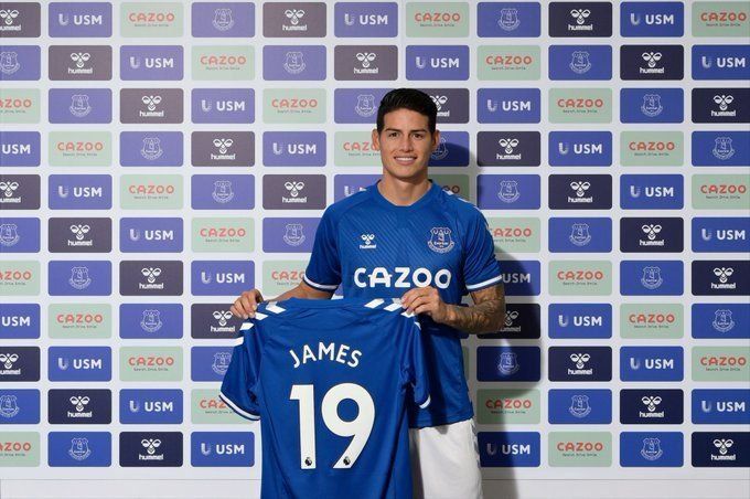 El Everton inglés ficha al colombiano James Rodríguez por dos temporadas