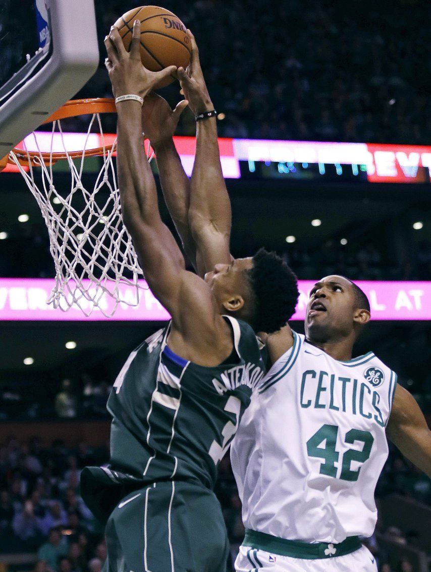 Antetokounmpo brilla en triunfo de Bucks sobre Celtics