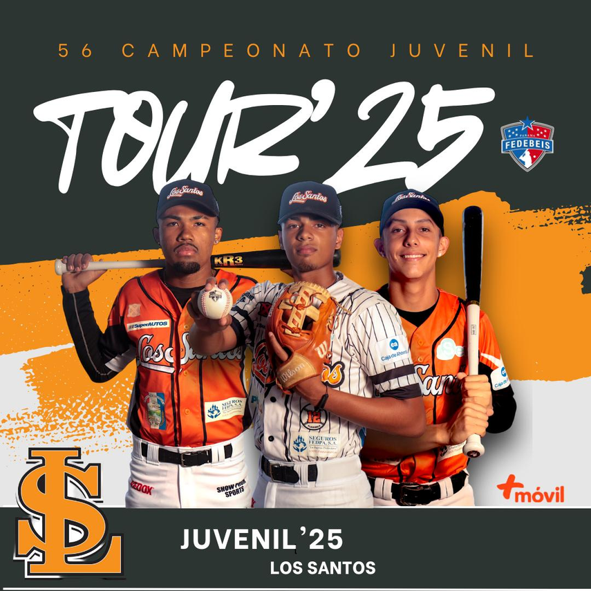 Béisbol Juvenil 2025: Los Santos trae figuras en la lomita para buscar el título
