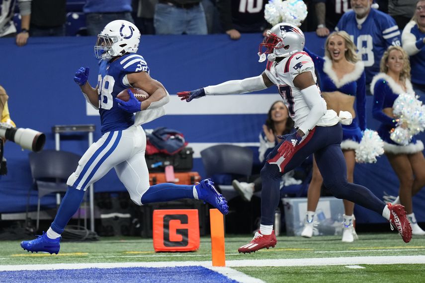 Jonathan Taylor ayuda a que Colts sorprendan a los Patriots