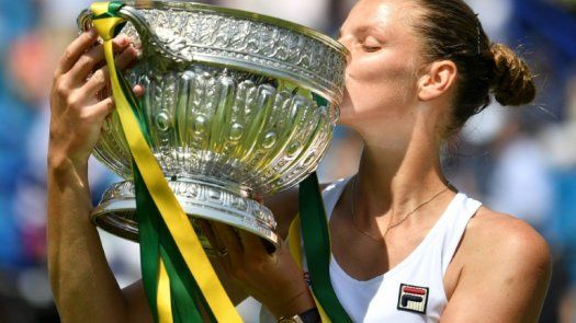 Pliskova fulmina a Kerber en la final de Eastbourne