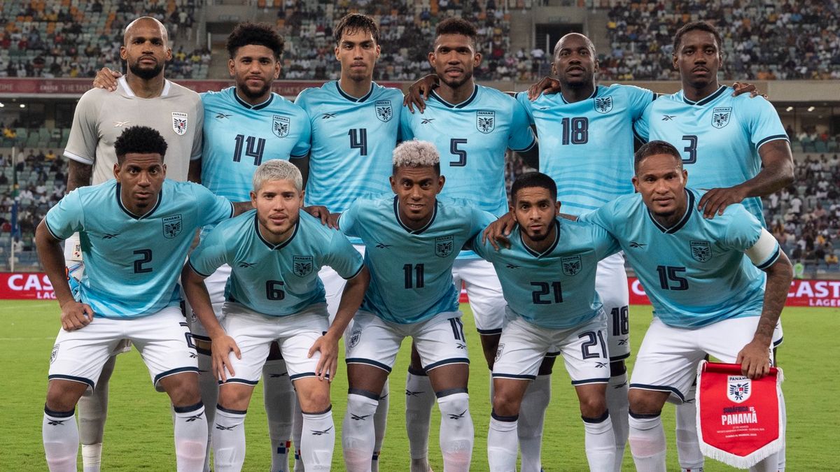 Selección de Panamá ante Sudáfrica