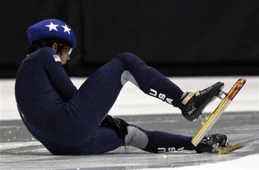 Patinador Celski resulta lesionado en competencia en EEUU