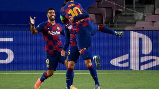 El Barcelona gana 3-1 al Napoli y se mete en cuartos de la Champions